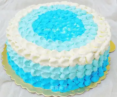 Blue Sea Heartcake