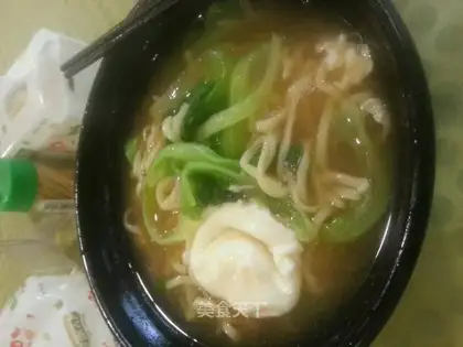 ♪ Quick spa egg noodles ♪