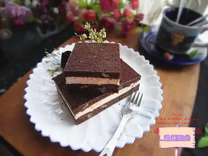 Brownie ice cream sandwich