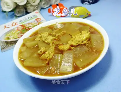 curry eggs and croquettes