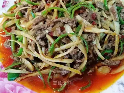 Creamed beef