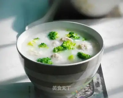 Porridge of broccoli