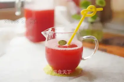 Fresh watermelon juice