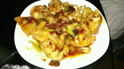 Fried pig hoof
