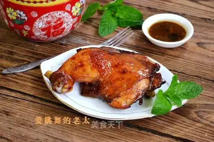 Roasted chicken legs