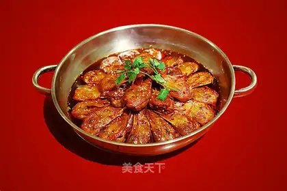 Duck in the dry pot