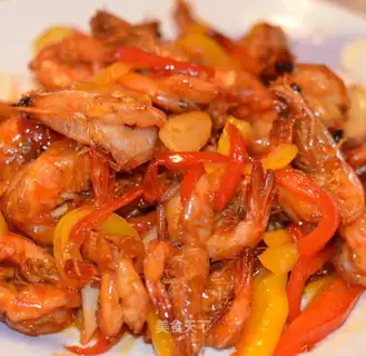 Thai spicy shrimp