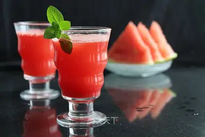 Watermelon lemon soda