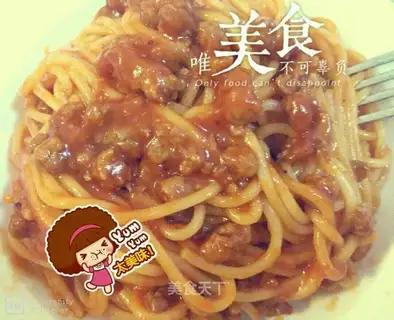Easy meat noodles