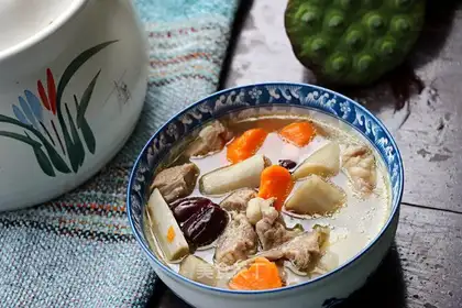 Cow and lamb soup
