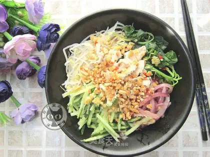 The dry rice powder