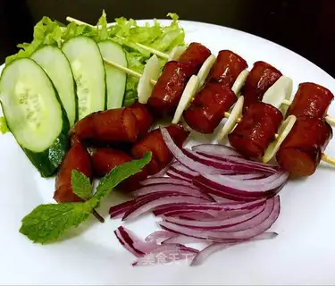 Fried Chinese sausage