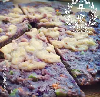 Five-colour potato oatmeal