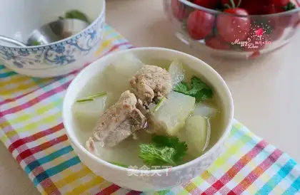Pork bouquet soup
