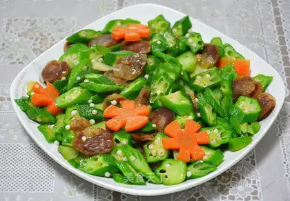 Autumn fried sausage