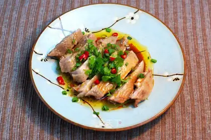 Spaghetti chicken
