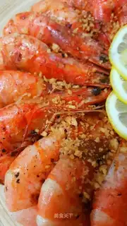 Garlic mince shrimp
