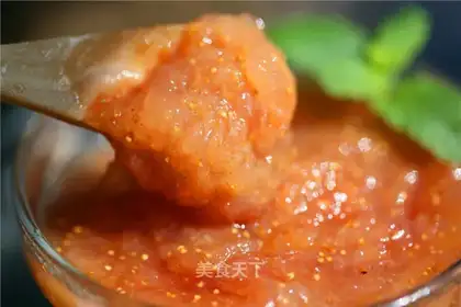 Homemade fig jam