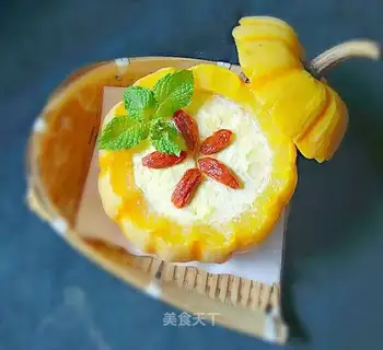 Goldmelon water and eggs