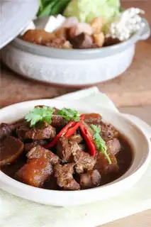 Sand tea and lamb pot