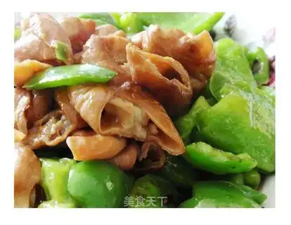 stir-fried pork sausage