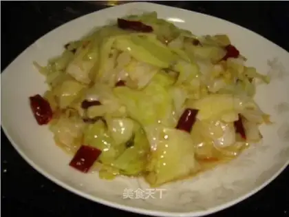 stir-fried cabbage