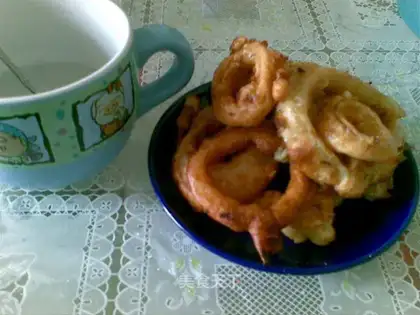 Fried onion rings (Western restaurant flavor)