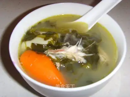 Western vegetable carp soup