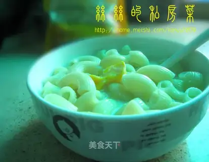 Milk sweet pasta