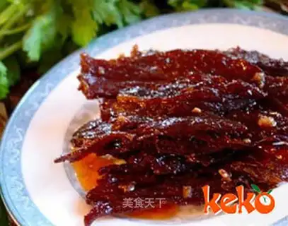 translucent beef slices