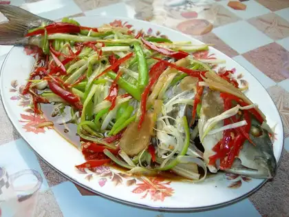 Steamed carp