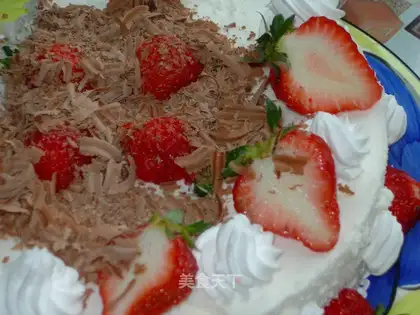 Vanilla chocolate mousse