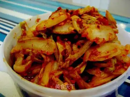 Quickly make spicy cabbage