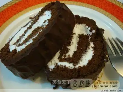 Chocolate cake roll