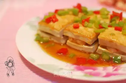Fresh shrimp and tofu box