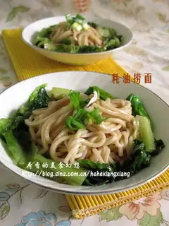 Long noodles in oyster sauce