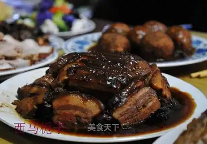 braised pork with plum vegetables