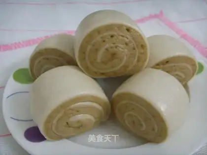 Two-color steamed buns