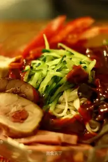 assorted cold noodles