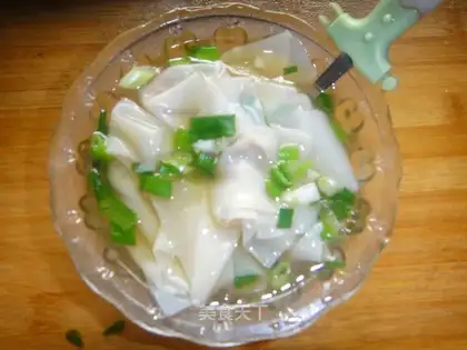 Fresh bamboo shoots wonton