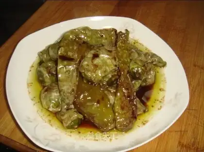 Tiger skin green pepper