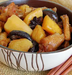 Roasted duck with potatoes