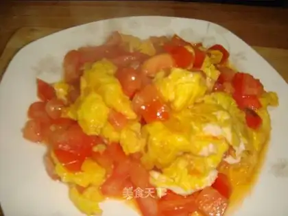 tomato scrambled eggs