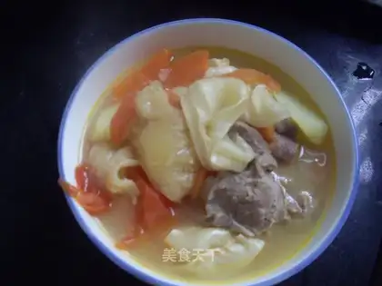 Flower glue dragon bone tomato soup