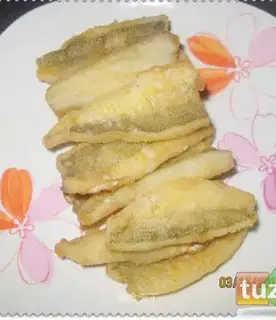 Crispy fried pike