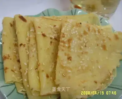 Sesame sweet pancakes