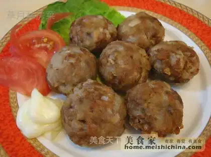 Tuna mushroom meatballs
