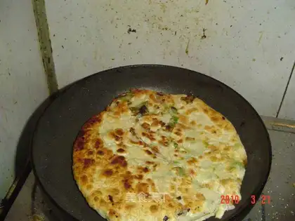 Lard chopped green onion cake