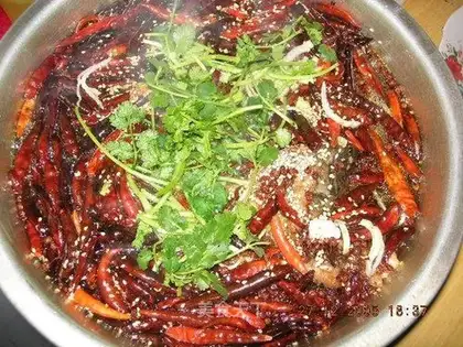 boiled fish