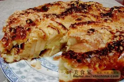 Danish apple cake